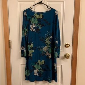 J. Jill Long Sleeve Floral Dress